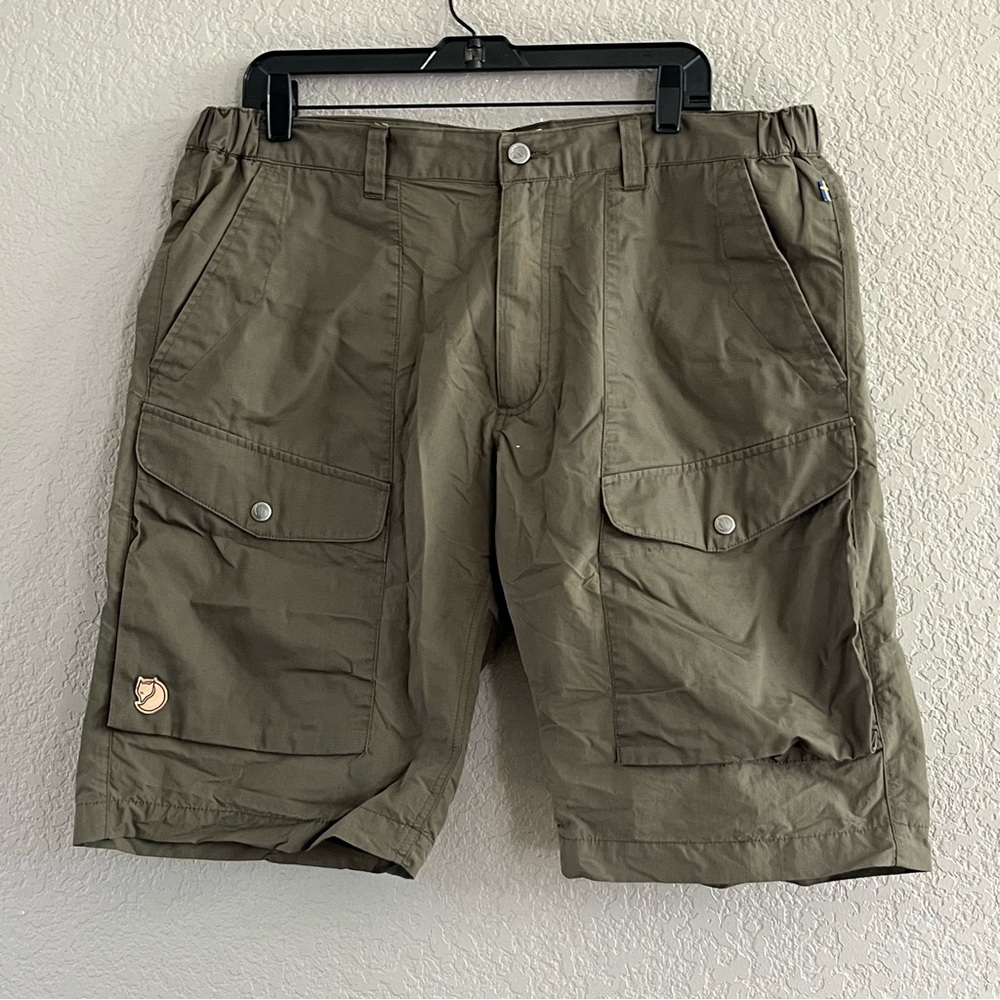 Fjallraven Abisko Hybrid Shorts Olive Green Size 37”